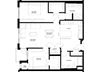 River North_2 Bedroom Floor Plan